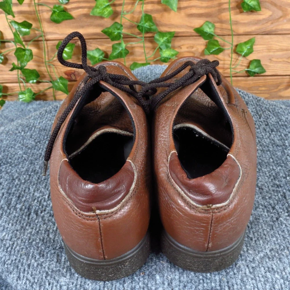 Red Wing Pebbled Men Oxford 10 Extra Wide EEE‎ Work Casual Brown Pebbled Leather